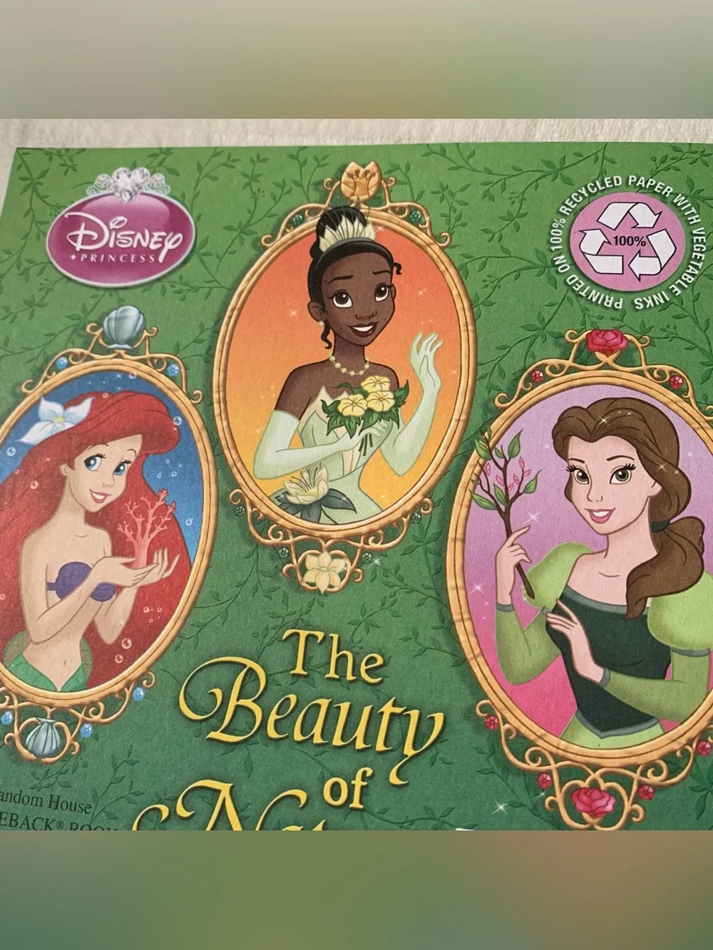 Disney Princess The Beauty of Nature Book with Ariel, Tiana & Belle